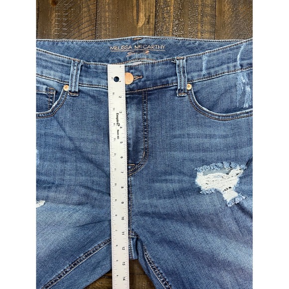 Melissa McCarthy High Rise Skinny Seven Jeans, Slimming Silhouette Size 16W - Picture 4 of 8